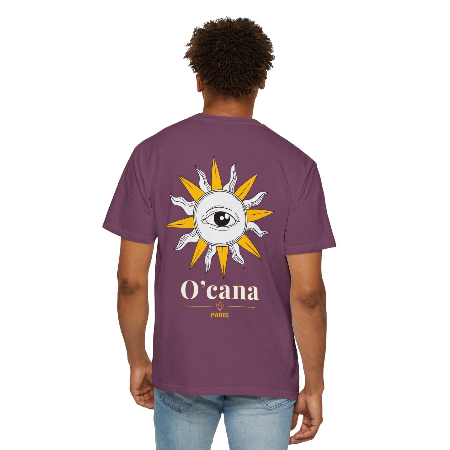 O'cana Sun Eye T-Shirt — Graphic Garment-Dyed Tee