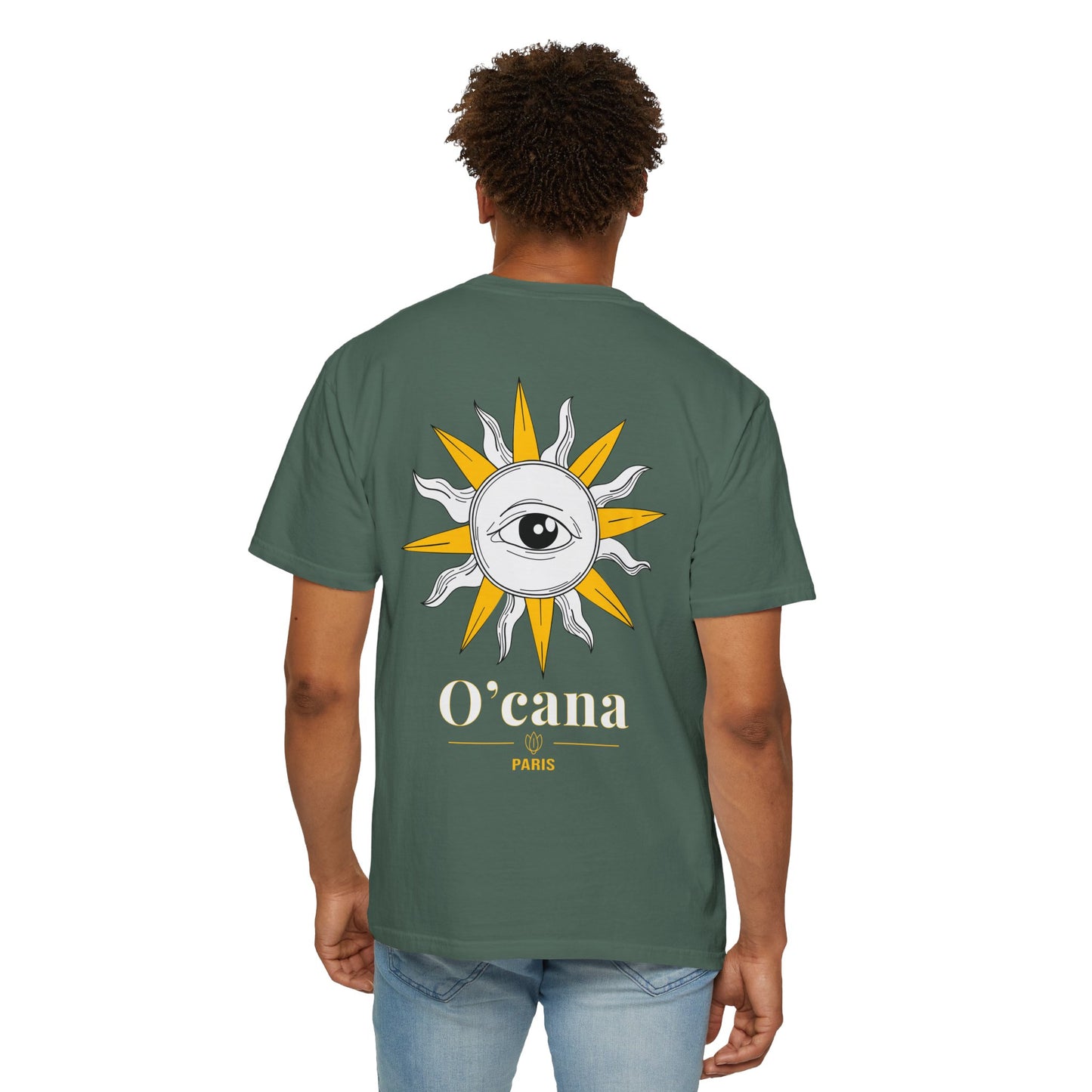 O'cana Sun Eye T-Shirt — Graphic Garment-Dyed Tee