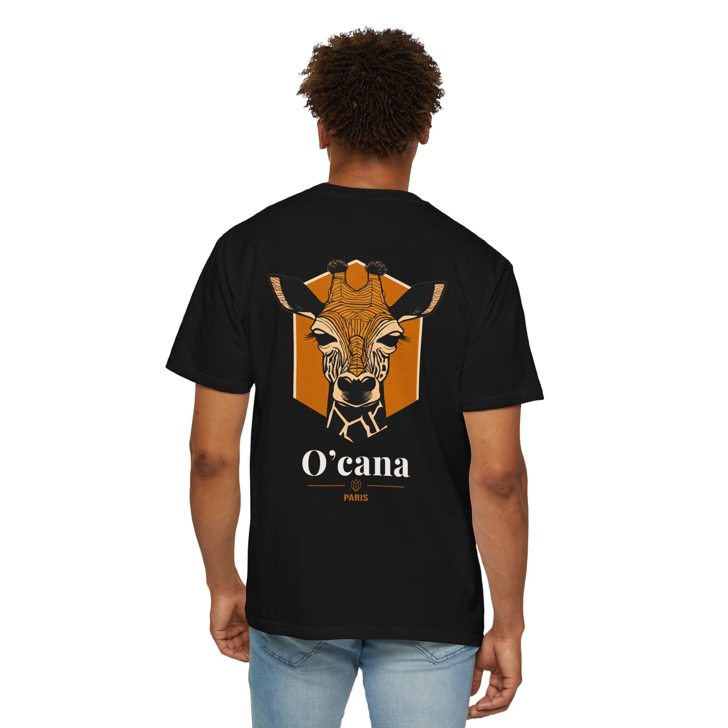 Giraffe Graphic T-Shirt — O'cana Paris Vintage Animal Tee