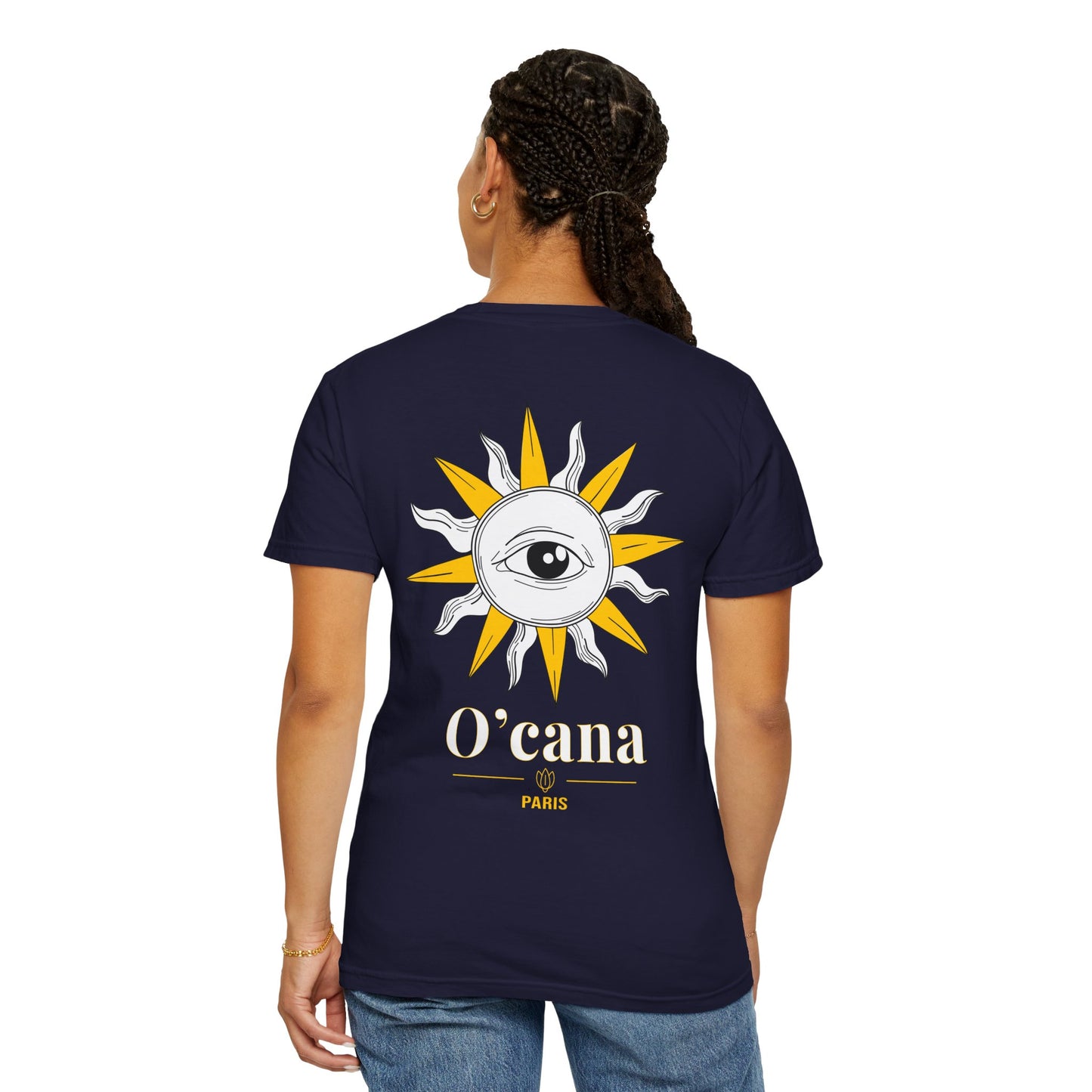 O'cana Sun Eye T-Shirt — Graphic Garment-Dyed Tee