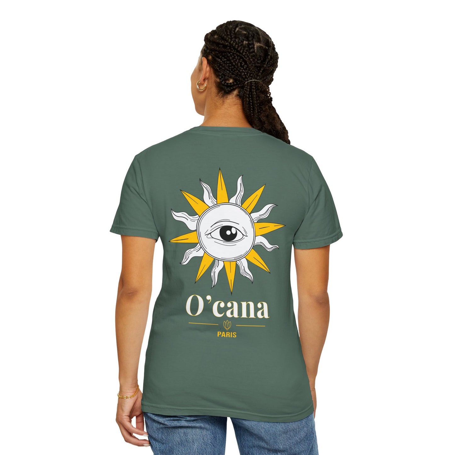 O'cana Sun Eye T-Shirt — Graphic Garment-Dyed Tee
